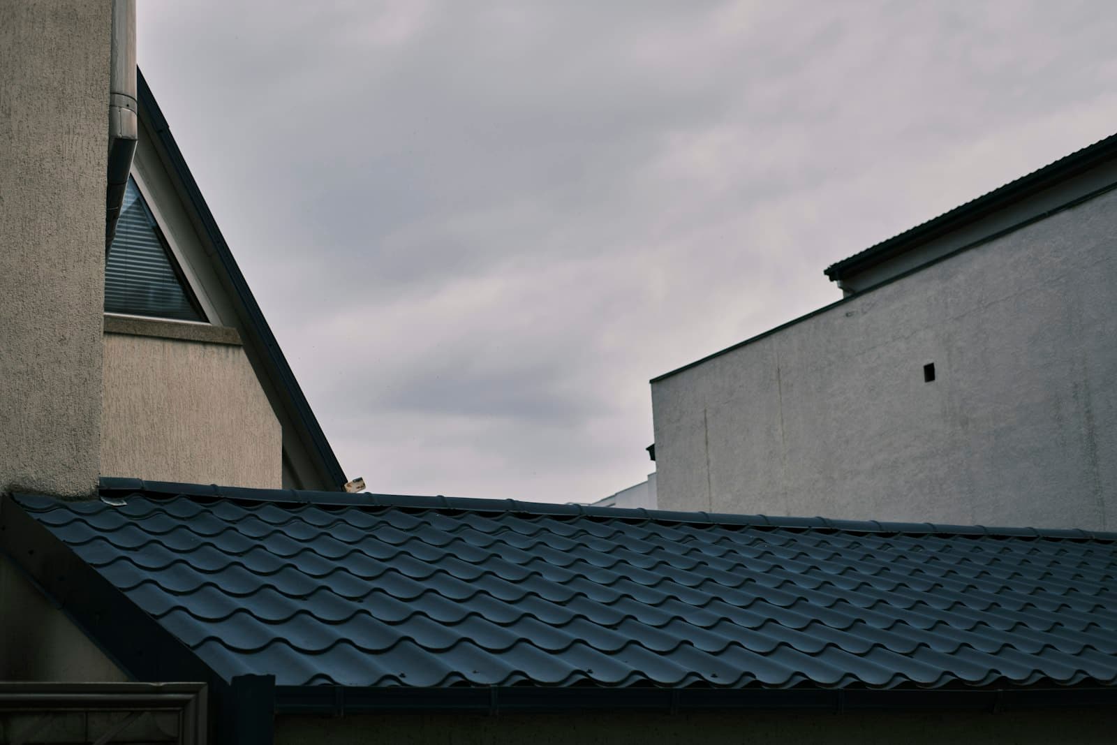 A roofline against the sky