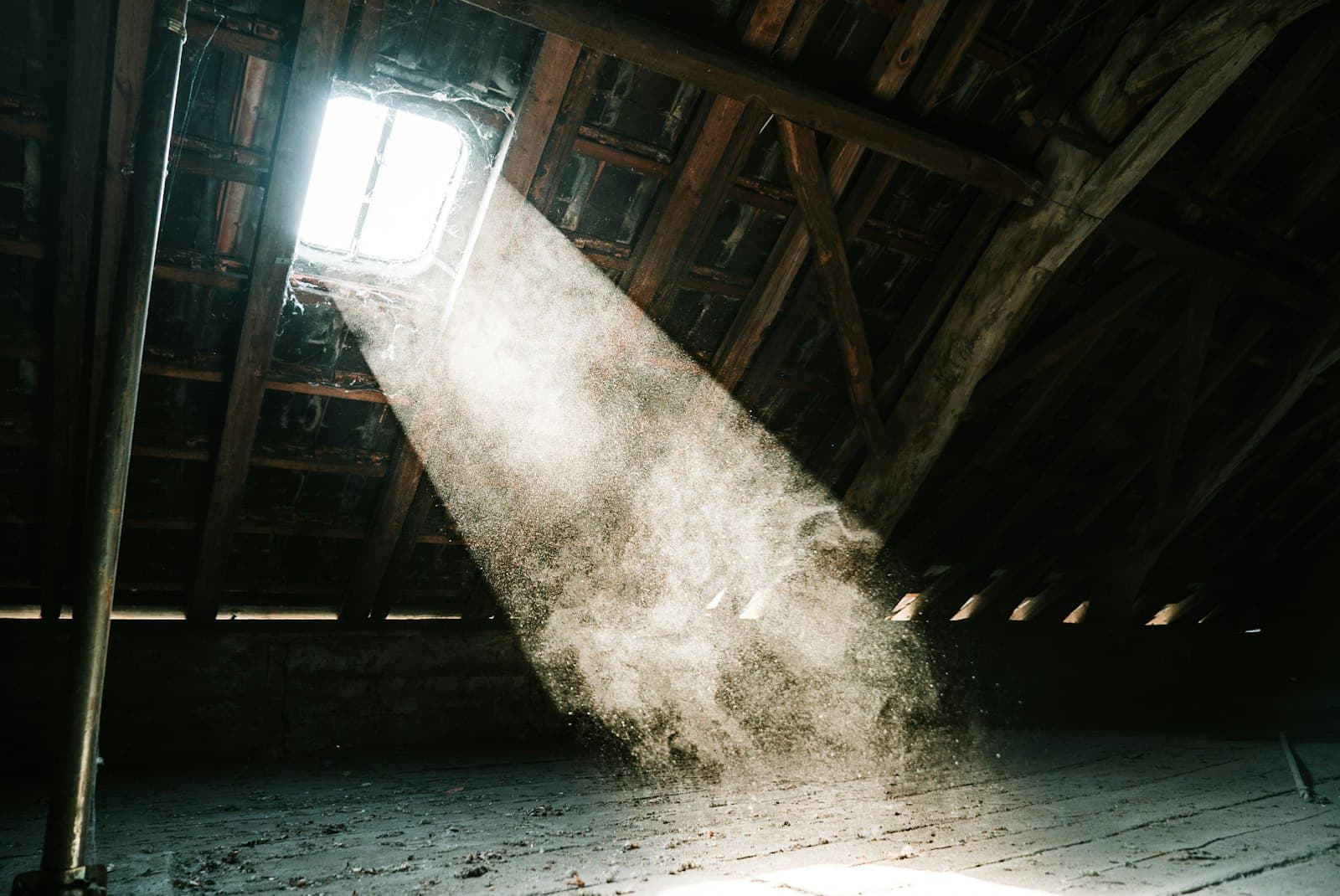 Light through a roof structure