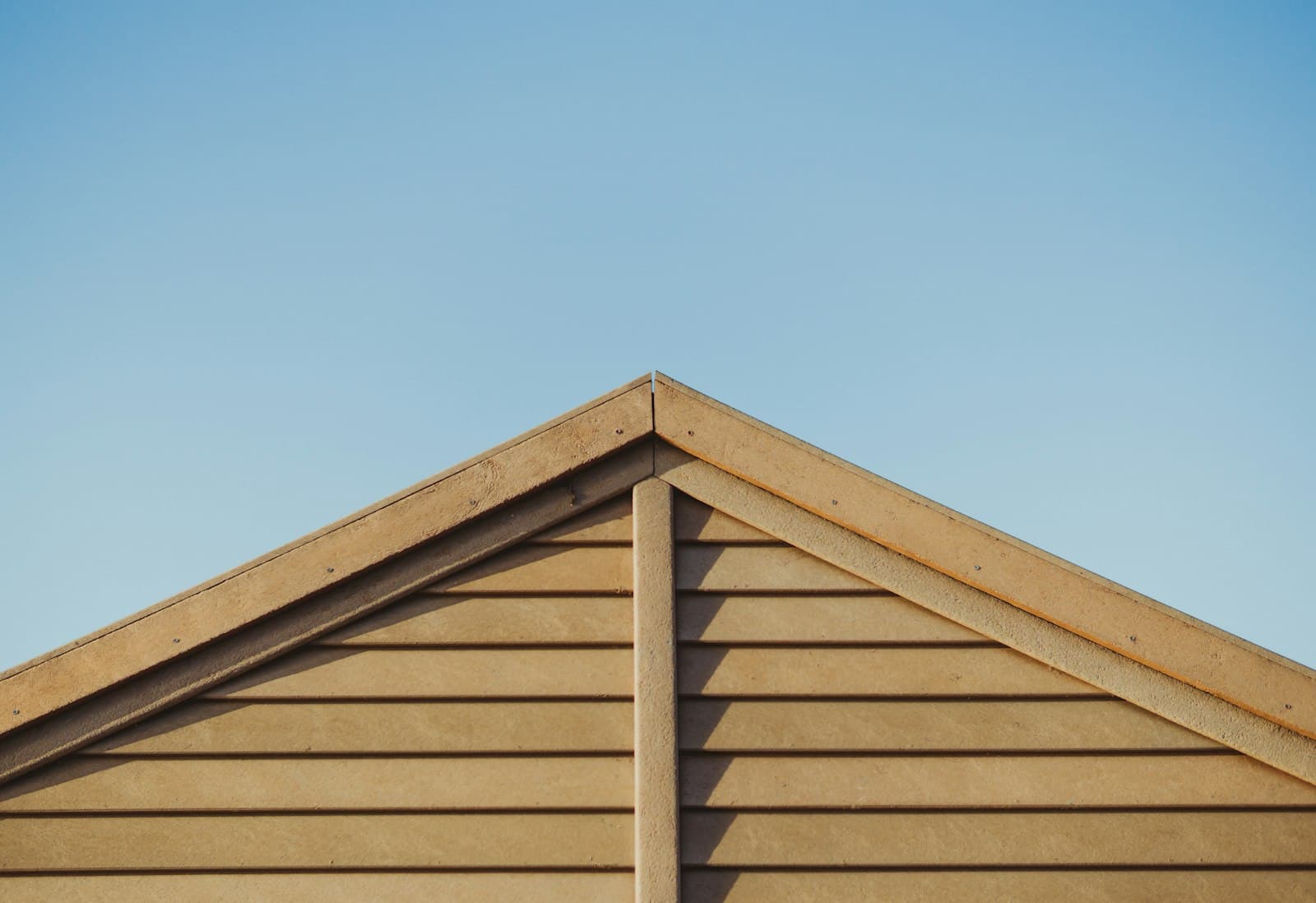 A completed shingle roof